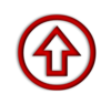 Red Arrow Up Image
